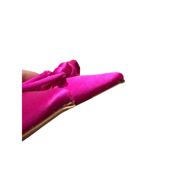 Loeffler Randall Amyra Bow Kitten Mule in Pink Sz. 9 - Picture 10 of 10
